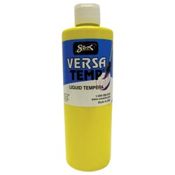 Sax Versatemp Heavy-Bodied Tempera Paint, 1 Pint, Primary Yellow Item Number 1440696