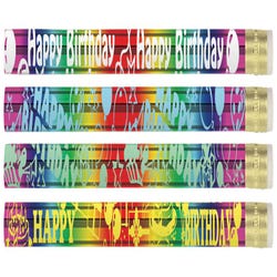 Image for Musgrave Pencil Co. Happy Birthday Pencils, Pack of 12 from School Specialty