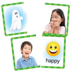 Image for Learning Resources Feelings and Emotions Puzzle Cards, 48 Pieces from School Specialty