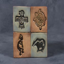 Image for Mayco Clay Design Press Tool, Native American Designs, 1-3/4 Inches, Set of 4 from School Specialty