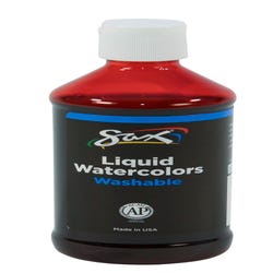 Image for Sax Liquid Washable Watercolor Paint, 8 Ounces, Red from School Specialty