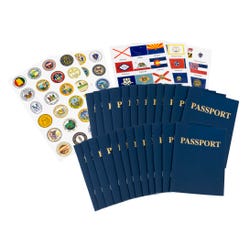 Passport Books and State Stickers Set 2132717