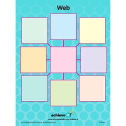 Achieve It! Web Of Details Graphic Organizers, Set Of 10 2129846