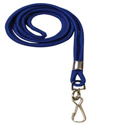 Image for C-Line Standard Lanyard with Swivel Hook, Blue from School Specialty