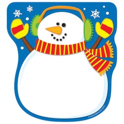 Image for Carson-Dellosa Snowman Notepad, 5-3/4 x 6 Inches, 50 Sheet Pad from School Specialty