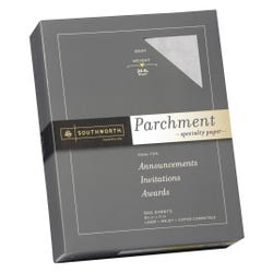 Image for Southworth Fine Parchment Acid-Free Lignin-Free Specialty Paper, 8-1/2 x 11 Inches, 24 lb, Gray, 500 Sheets from School Specialty