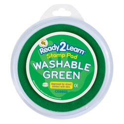 Image for Ready2Learn Jumbo Washable Stamp Pad, 6 Inch Diameter, Green from School Specialty