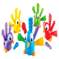 Image for Learning Resources Fine Motor Peacock Pals, Set of 5 from School Specialty