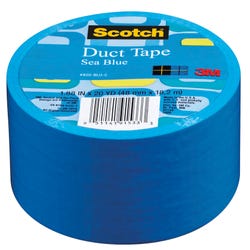 Image for Scotch Duct Tape, 1.88 Inches x 20 Yards, Sea Blue from School Specialty