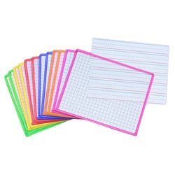 Image for KleenSlate Adhesive Dry Erase Sleeve, Clear, Set of 12 from School Specialty