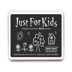 Image for Hero Arts Rubber Non-Toxic Stamp Pad, 3-3/4 x 2-1/4 Inches, Just for Kids, Black from School Specialty
