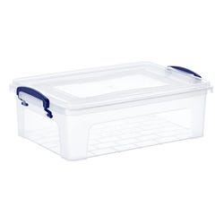 Image for Superio Brand Plastic Storage Container, 2 Quart, Clear from School Specialty