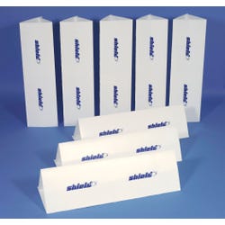 Image for Shield Multi-Purpose Barriers, 39 x 11 Inches,White, Set of 8 from School Specialty