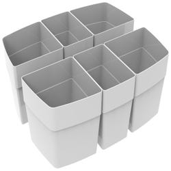 Image for Storex Sorting Cups for Storex Large Caddy, Gray, Pack of 36 from School Specialty