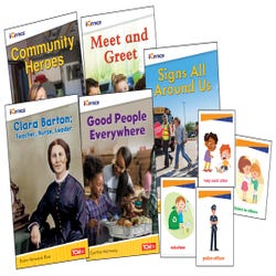 Image for Teacher Created Materials Community & Social Awareness Book Set and Game Cards, Grade K, Set of 6 from School Specialty