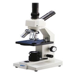 Image for Frey Scientific Student Microscope, Dual Head , 4X, 10X, 40XR Objectives, LED Illumination from School Specialty