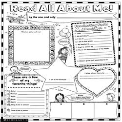 Image for Scholastic Read All About Me Instant Personal Poster Sets from School Specialty