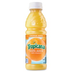 Image for Tropicana Orange Juice, 10 oz, Pack of 24 from School Specialty