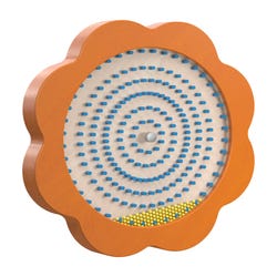 Image for Snoezelen Rotating Flower Water Wheel Panel, Rainfall Sounds from School Specialty