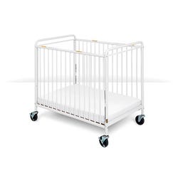 Image for Foundations Chelsea Clearview Steel Crib, 40-1/2 x 26 x 35 Inches, White from School Specialty