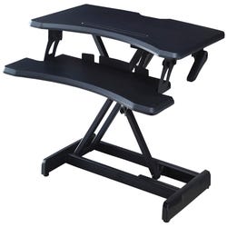 Image for Lorell X-type Slim Desk Riser -- Riser, X-Type, 20"Wx31-1/2"Lx16-1/2"H, Black from School Specialty