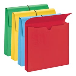 Image for Smead Expanding Wallet, Letter Size, 2 Inch Expansion, Assorted Colors, Pack of 50 from School Specialty