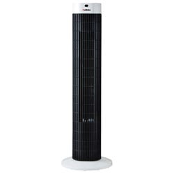 Image for Lorell Tower Fan, Black and Silver from School Specialty