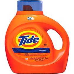 Image for Tide Liquid Laundry Detergent, Concentrate, 92 Fluid Ounces, Original Scent, Case of 6 from School Specialty