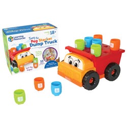 Image for Tony the Peg Stacker Dump Truck from School Specialty