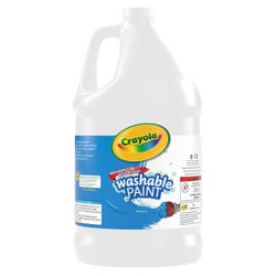 Image for Crayola Washable Paint, White, Gallon from School Specialty