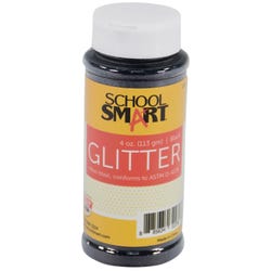 Image for School Smart Craft Glitter, 4 Ounces, Black from School Specialty
