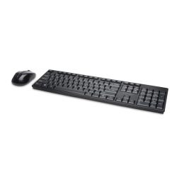 Kensington Pro Fit Low-Profile Wireless Desktop Set with Spill-Proof Keyboard with Multimedia Keys, Ambidextrous Mouse, Black 2136059