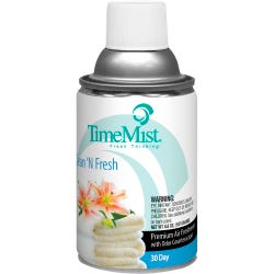 Image for TimeMist Metered 30 Day Air Freshener Spray Refill, 6.6 Ounces, Clean Fresh Scent from School Specialty