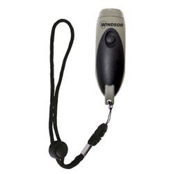 Image for Windsor Three Tone Electric Whistle and Wrist Lanyard, Grey from School Specialty