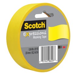 Image for Scotch Expressions Masking Tape, 0.94 Inch x 20 Yards, Yellow from School Specialty