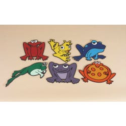 Image for Poly Enterprises Poly Frogs, 11 x 15 Inches, Set of 6 from School Specialty