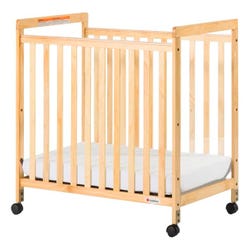 Image for Foundations SafetyCraft Clearview Panel Compact Crib, 39 x 26-1/4 x 38 Inches, Natural from School Specialty