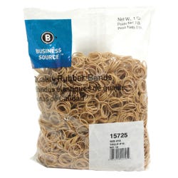 Image for Business Source Rubber Bands, Size 10, 1 lb /BG, 1-1/4 x 1/16 Inches, Natural Crepe from School Specialty