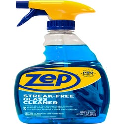 Image for Zep Streak-Free Fast Drying Glass Cleaner, Trigger Spray, 32 Ounces, Blue from School Specialty