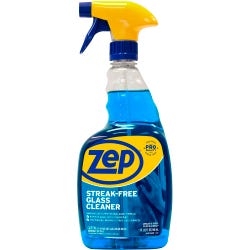 Image for Zep Streak-Free Fast Drying Glass Cleaner, Trigger Spray, 32 Ounces, Blue from School Specialty
