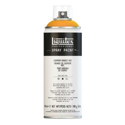 Liquitex Water Based Professional Spray Paint, 400 ml Aerosol Can, Cadmium Orange Item Number 1436645