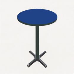 Correll Round Laminate Top Cafe Table with T-Mold Edge 4000447