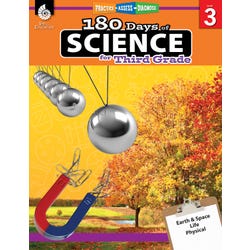 Image for Shell Education 180 Days of Science Book, Grade 3 from School Specialty
