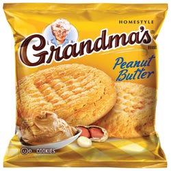 Image for Quaker Oats Grandma's Cookies, Peanut Butter, 2.88 oz, Pack of 60 from School Specialty