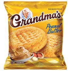Quaker Oats Grandma's Cookies, Peanut Butter, 2.88 oz, Pack of 60, Item Number 2026014