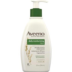 Image for Aveeno Non-Greasy Fragrance-Free Daily Moisturizing Lotion, 12 oz from School Specialty