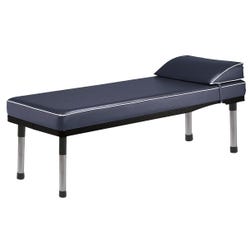 Image for Classroom Select Royal Seating Recovery Lounge, Adjustable Height, 26 x 72 Inches, Detachable Pillow, Navy Blue from School Specialty