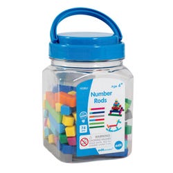 Image for Learning Advantage Number Rods - Mini Jar - Set of 74 from School Specialty