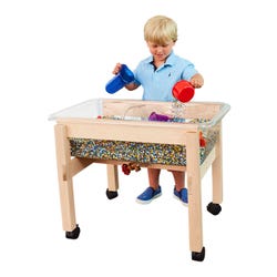 Image for Childcraft Mobile Mini Sand and Water Table Without Cover, 30 x 19-1/4 x 22-3/16 Inches from School Specialty