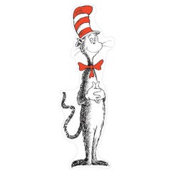 Dr. Seuss Cat in the Hat Giant Bulletin Board Cutout Set, 4 Die Cut Panels, 5 Feet Tall, Item Number 1414846